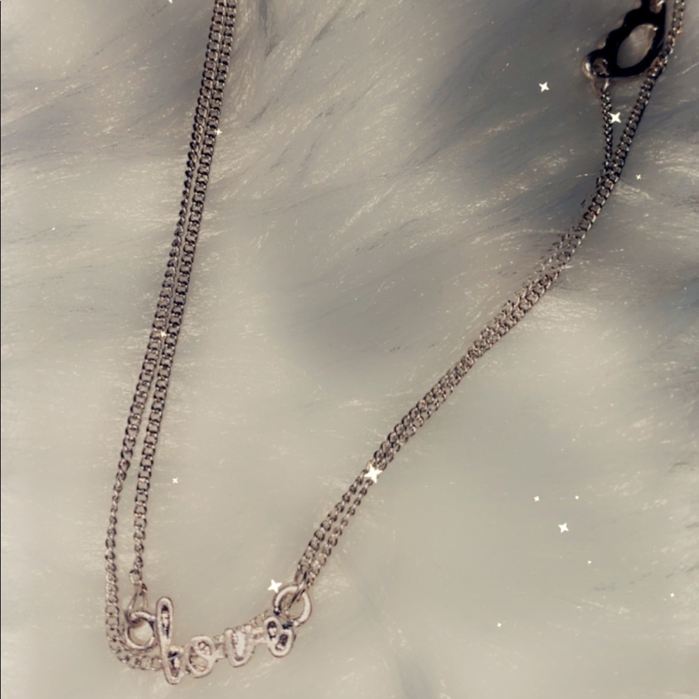 Silver necklace